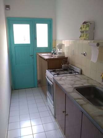 Pileta exterior con terraza