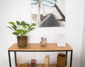 Terraza con mobiliario al aire libre